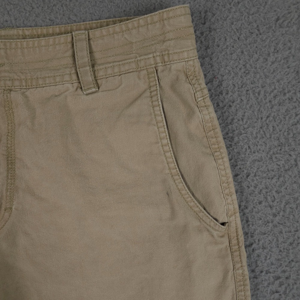 Columbia Shorts Men 32 Beige Chino Silver Ridge Hemp Blend Omni Shade Hiking - Picture 11 of 14
